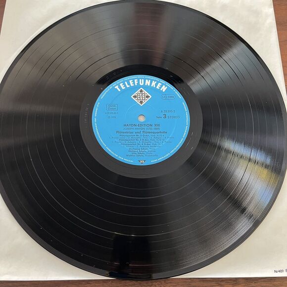 Haydn Edition XIII 6 Flötentrios Op. 100 6 Flötenquartette Op 5 2xLP Telefunken - Picture 6 of 9